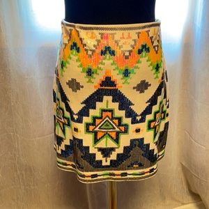 Express size M sequin mini skirt